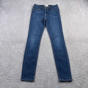 FRAME‎ Jeans Womens 26 Blue Le Skinny de Jeanne Low Rise Stretch Denim